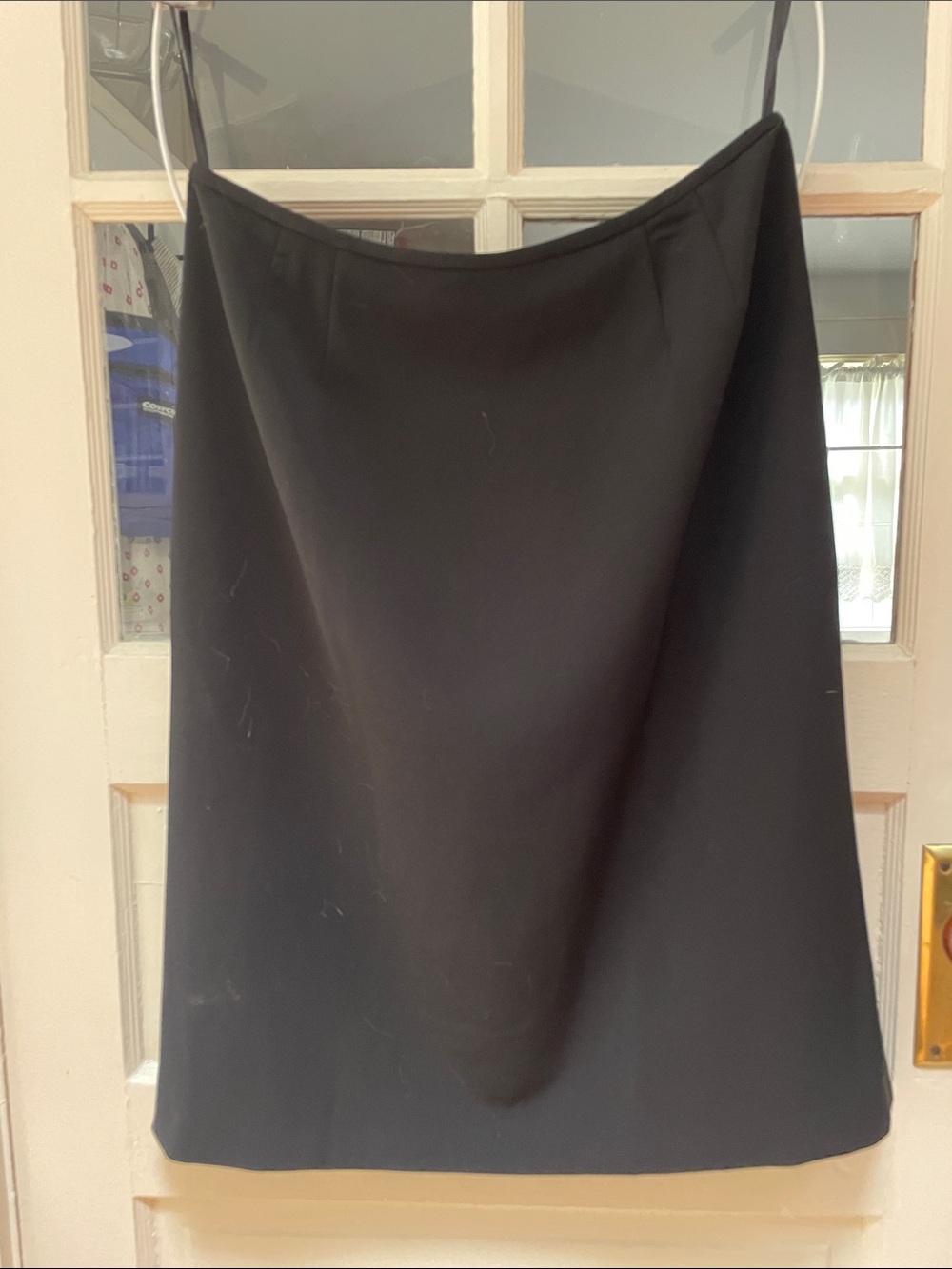 Le Suit size 16 Classic Black A-Line Women's Skirt office Professional 34w 26L